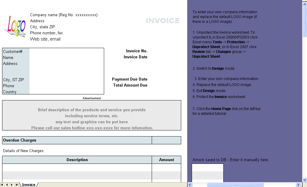 Web Hosting Invoice Form Uniform Invoice Software