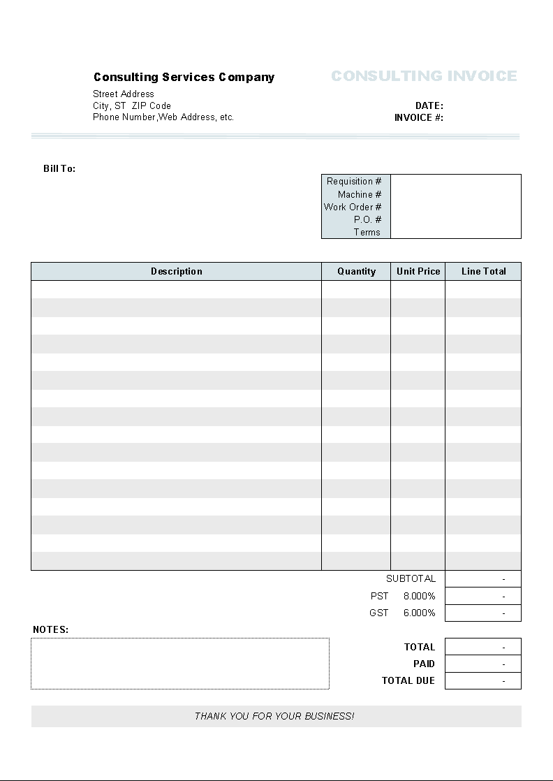 Excel downloadable invoice template fercigar